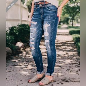 Kancan Kurvy ultra high rise skinny jeans